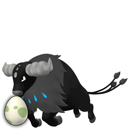 #0128-3 Tauros-Paldea-Aqua Egg [Scarlet & Violet]