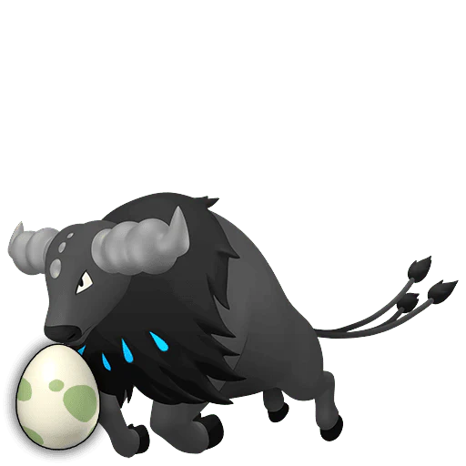 #0128-3 Tauros-Paldea-Aqua Egg [Scarlet & Violet] - Image 2
