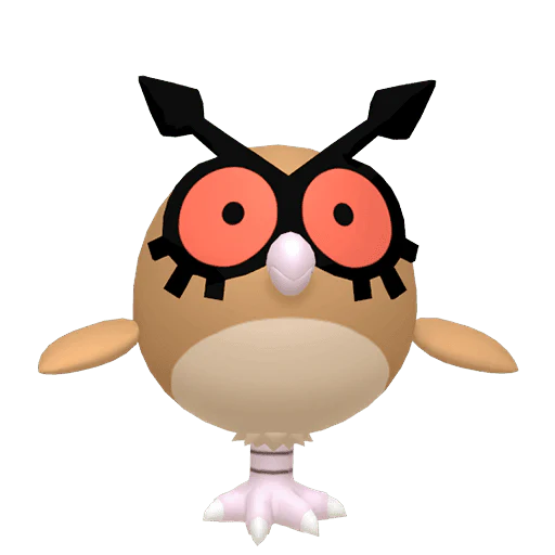 #0163 Hoothoot [Sword & Shield] - Image 2