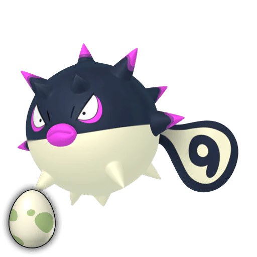 #0211-1 Qwilfish-Hisui Egg [Scarlet & Violet] - Image 2