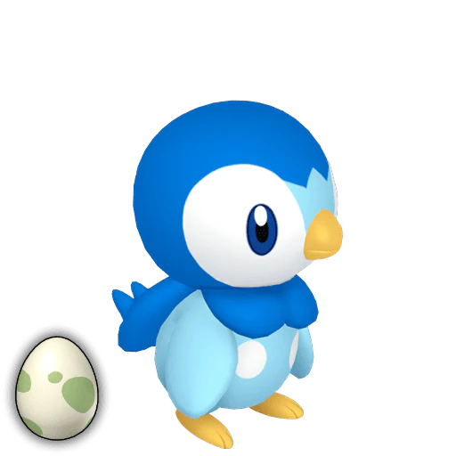 #0393 Piplup Egg [Scarlet & Violet] - Image 2