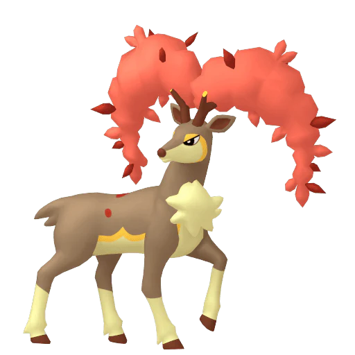 #0586-2 Sawsbuck-Autumn [Scarlet & Violet] - Image 2