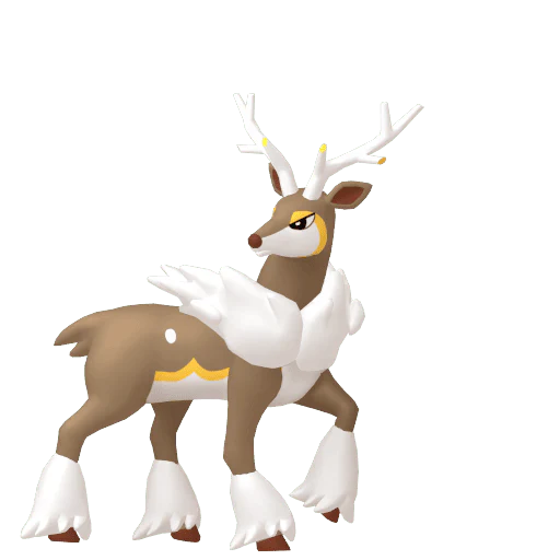 #0586-3 Sawsbuck-Winter [Scarlet & Violet] - Image 2