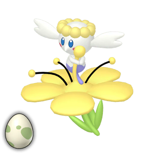 #0669-1 Flabebe-Yellow Egg [Scarlet & Violet]