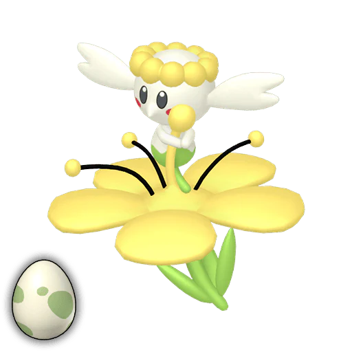 #0669-1 Flabebe-Yellow Egg [Scarlet & Violet] - Image 2