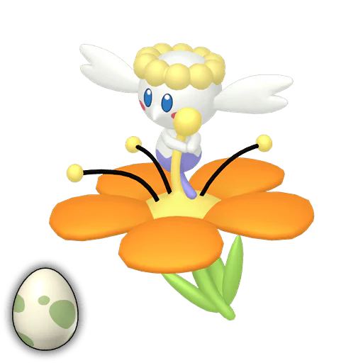 #0669-2 Flabebe-Orange Egg [Scarlet & Violet]
