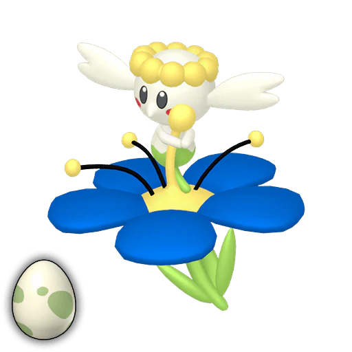 #0669-3 Flabebe-Blue Egg [Scarlet & Violet] - Image 2