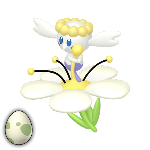 #0669-4 Flabebe-White Egg [Scarlet & Violet]