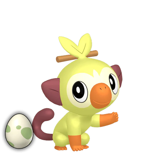 #0810 Grookey Egg [Scarlet & Violet]