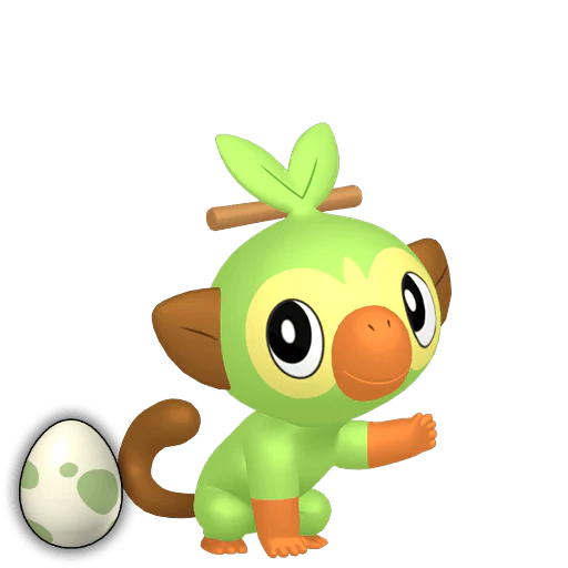 #0810 Grookey Egg [Scarlet & Violet] - Image 2