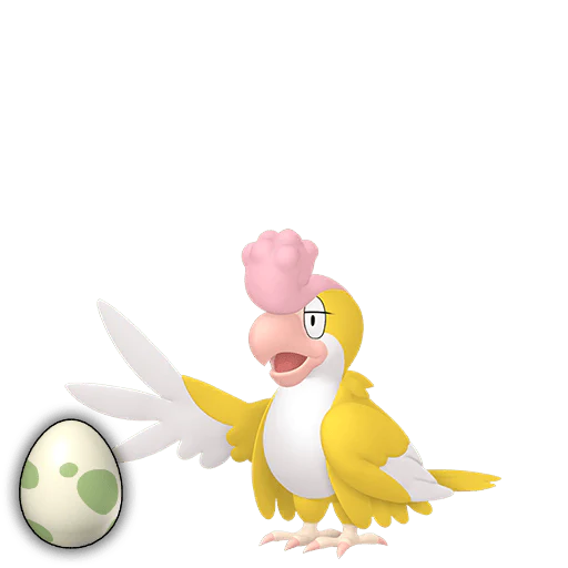 #0931-2 Squawkabilly-Yellow Egg [Scarlet & Violet]