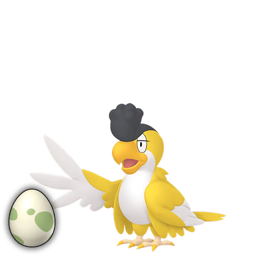 #0931-2 Squawkabilly-Yellow Egg [Scarlet & Violet] - Image 2