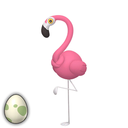 #0973 Flamigo Egg [Scarlet & Violet] - Image 2